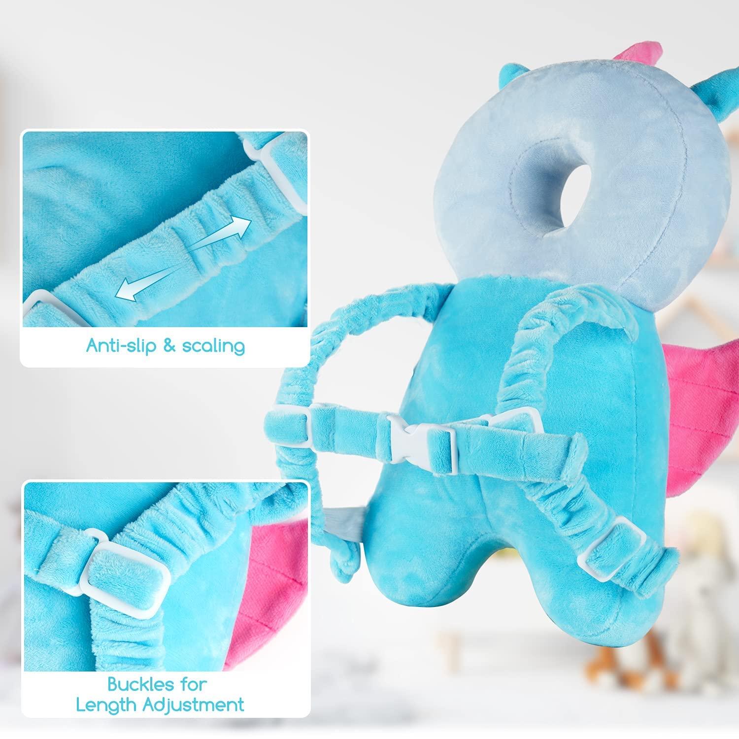 thumbnail image 2 of Crawling Baby Knee Pads Baby Head Protector Backpack With Knee Pads & Socks - Adjustable Safety Pillow For Crawling Toddlers 5-12 Months Crawling Baby Protector 2 of 14