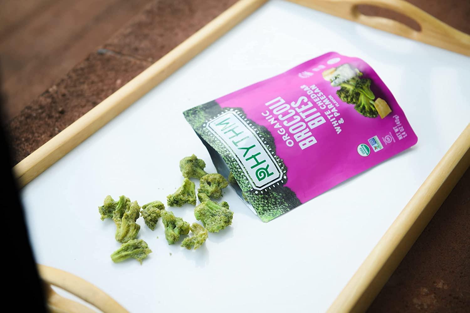 Rhythm Superfoods Crunchy Broccoli Bites White Cheddar & Parmesan