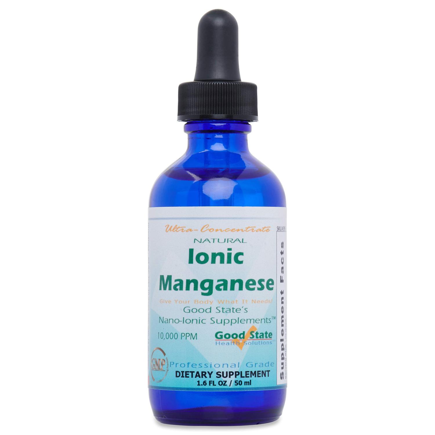 Good State Natural Ionic Manganese Liquid Concentrate Nano Sized