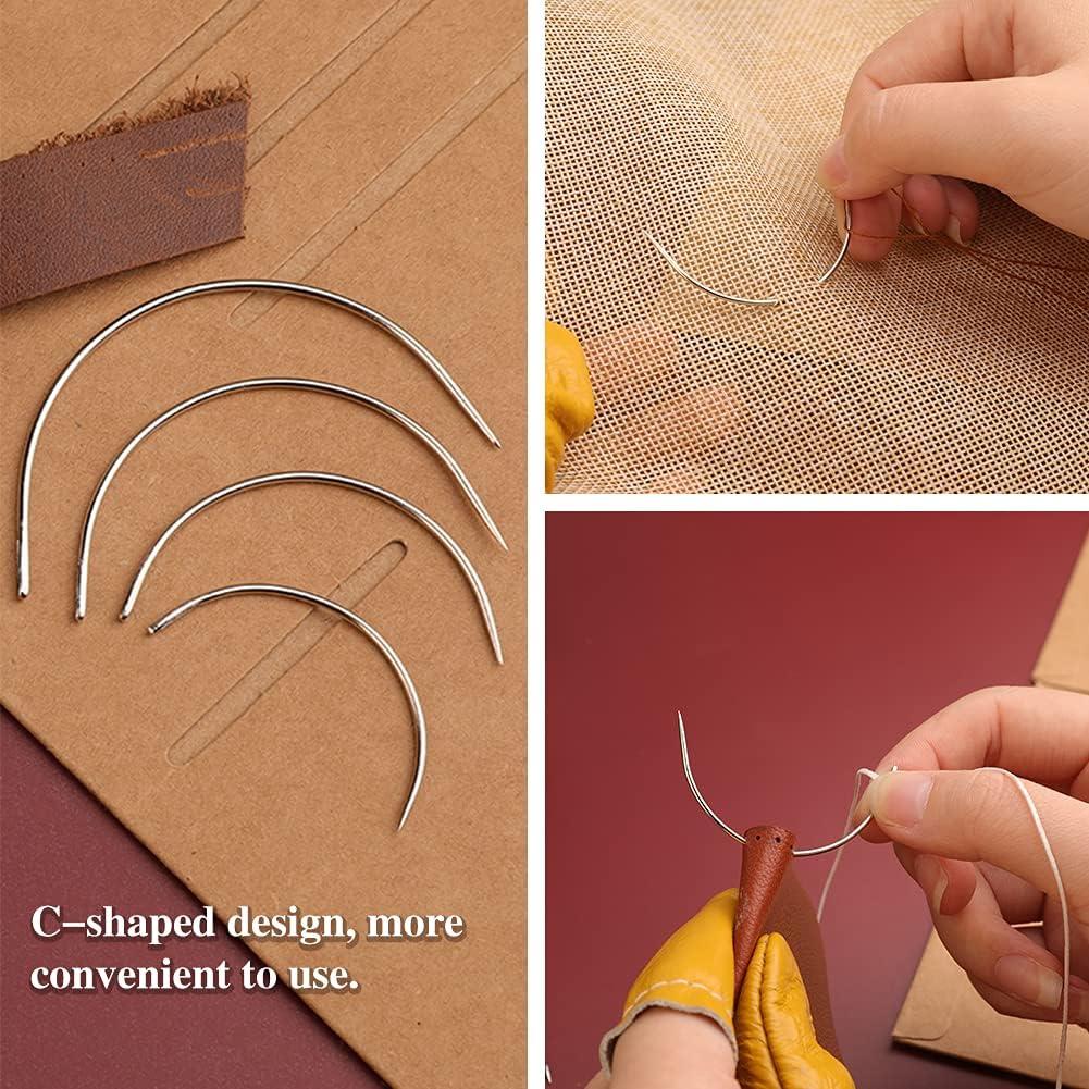 C Curved Needles Hair Weave Needles For For Sewing, Cushion, Repair  Leather, Gloves, Carpets, Upholstery, Tents, Craft Projects - Sewing Tools  & Accessory - AliExpress