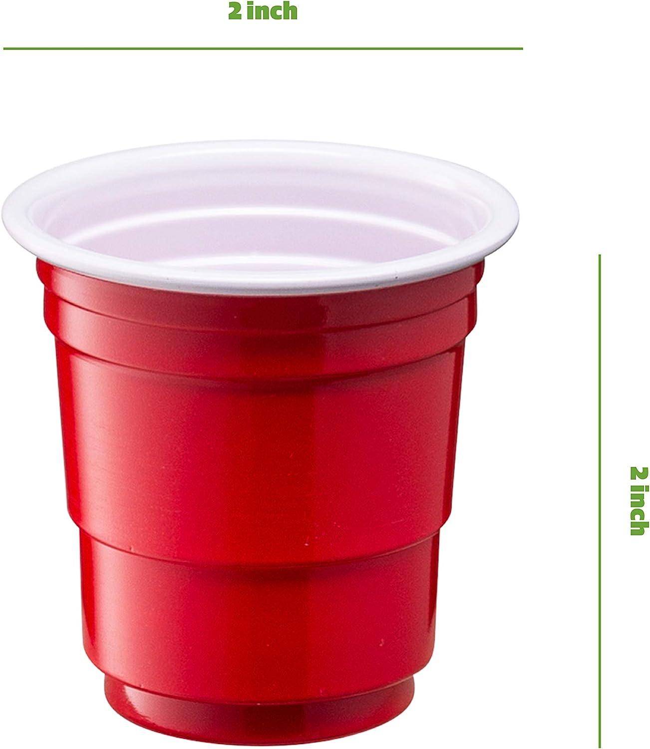 Disposable Party Plastic Cups - Red Drinking (12 12 oz., 240 Count