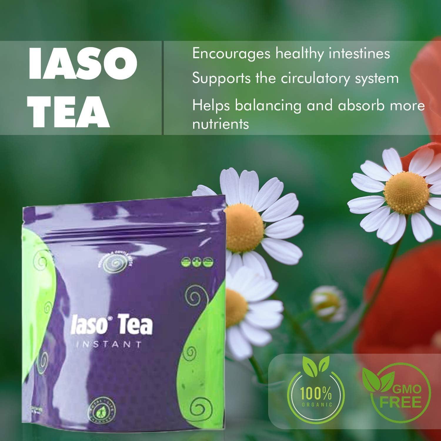 TLC IASO Natural Detox Herbal Tea - 25 Count - Expiration Date on Top ...
