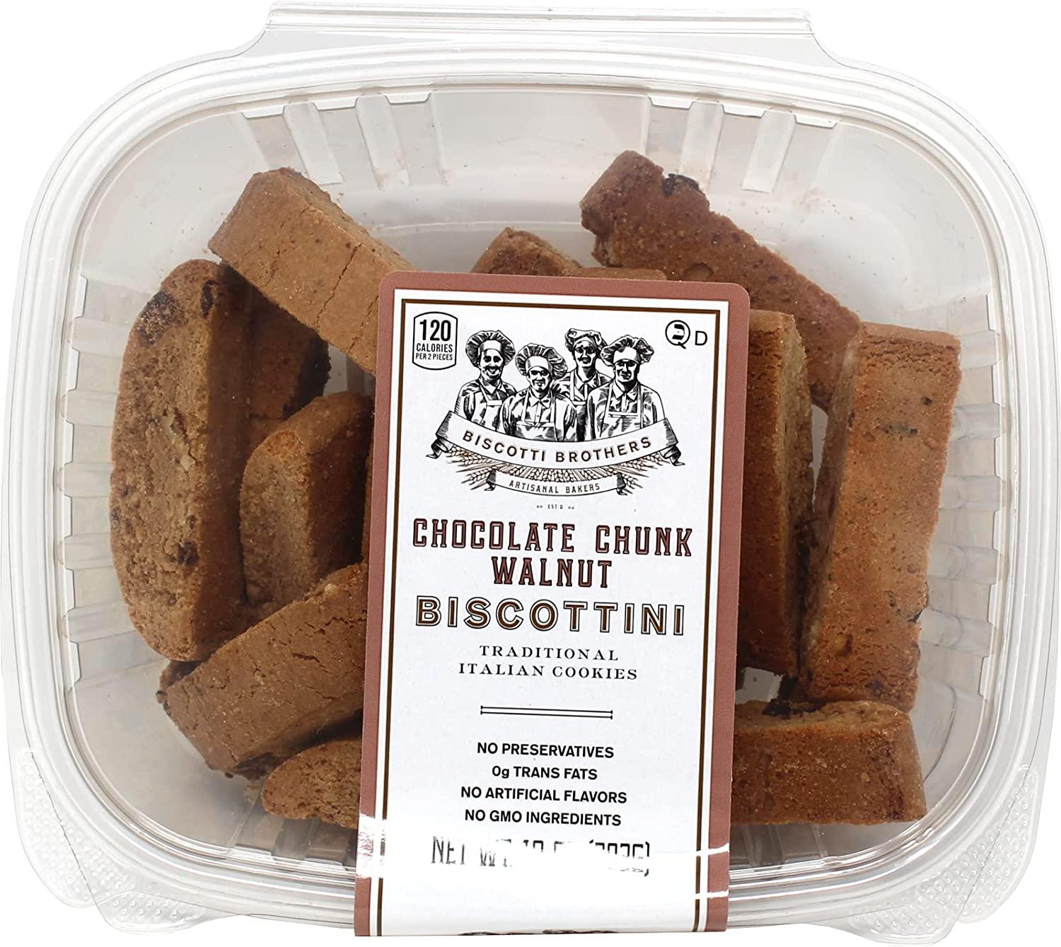 Biscotti Brothers Bakery Chocolate Chunk Walnut, 10 Ounce