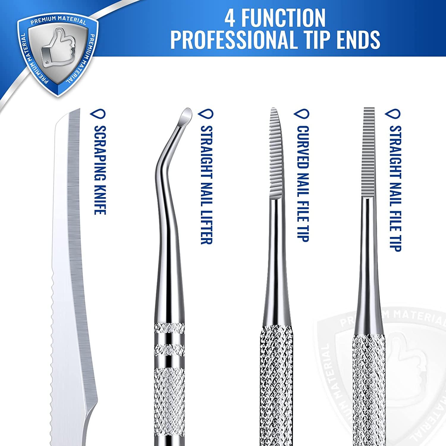 3pcs Ingrown Toenail Tools, Ingrown Toenail Lifter and Toenail File