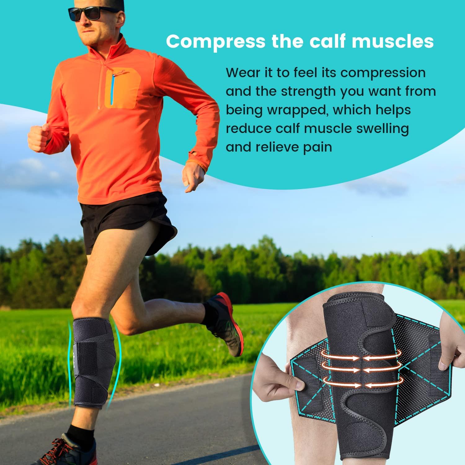 Custom Made Logo Sport Leg Protector Calf Compression Sleeve Football Leg  Sleeves - China Calf Brace and Calf Support price