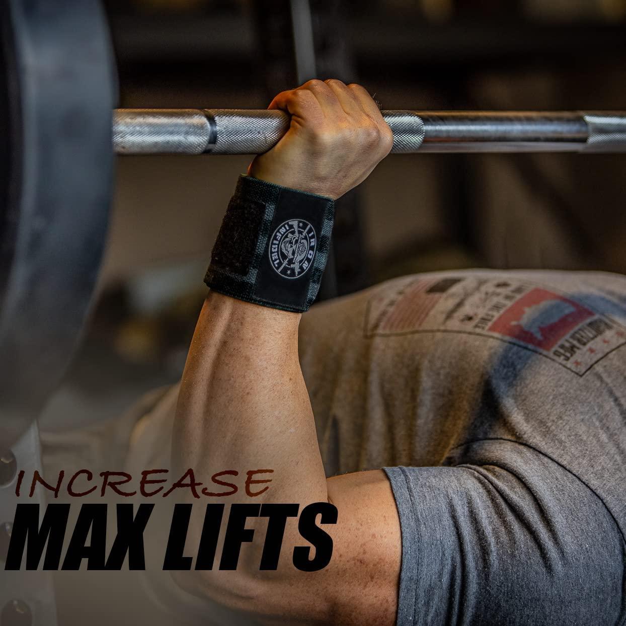 Iron Infidel Weightlifting Wrist Wraps 24" Extra Stiff Heavy Duty