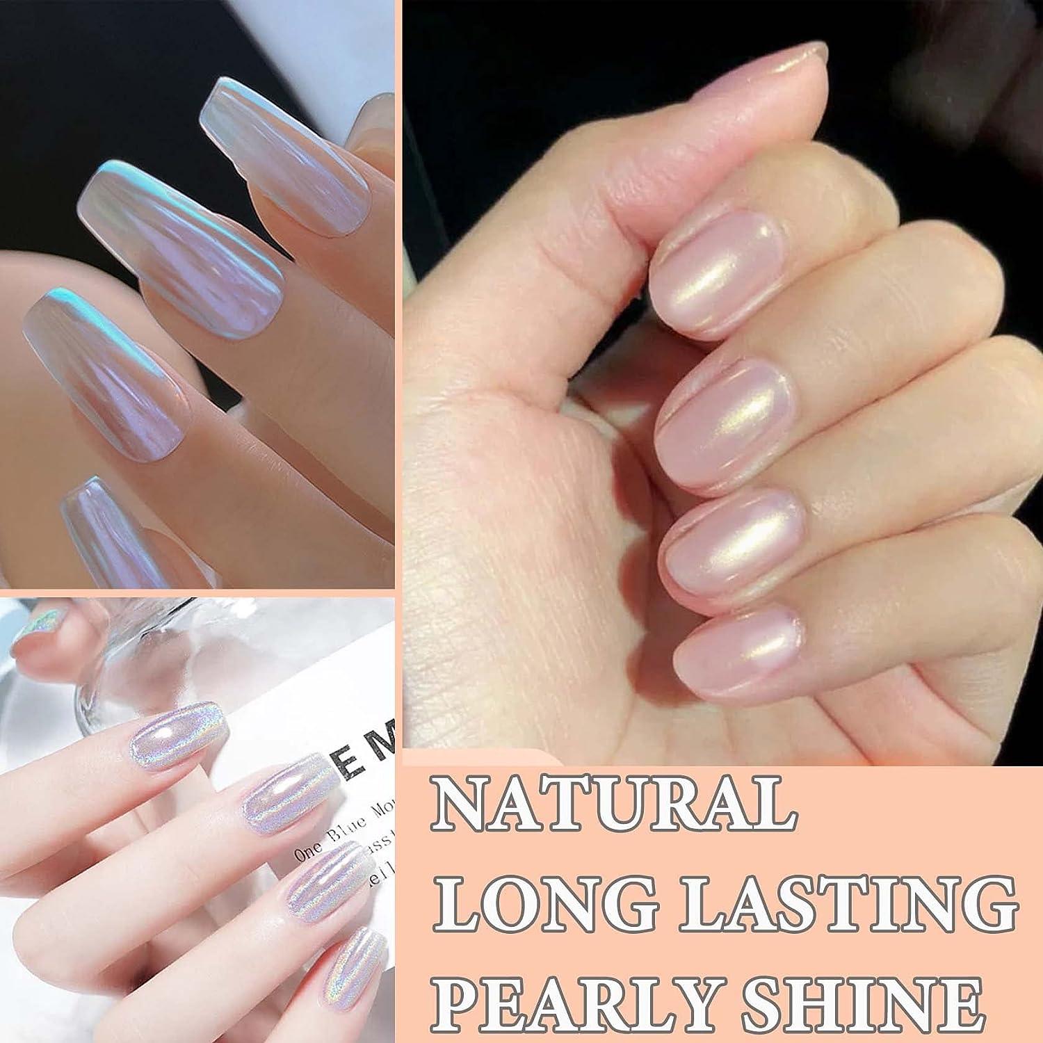 Bath & Beauty :: Cosmetics :: Nails & Nail Care :: White Holo