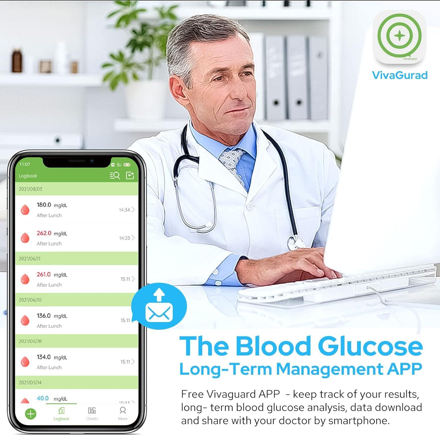 VivaChek Diabete Testing Kit Free APP for Diabete Management with