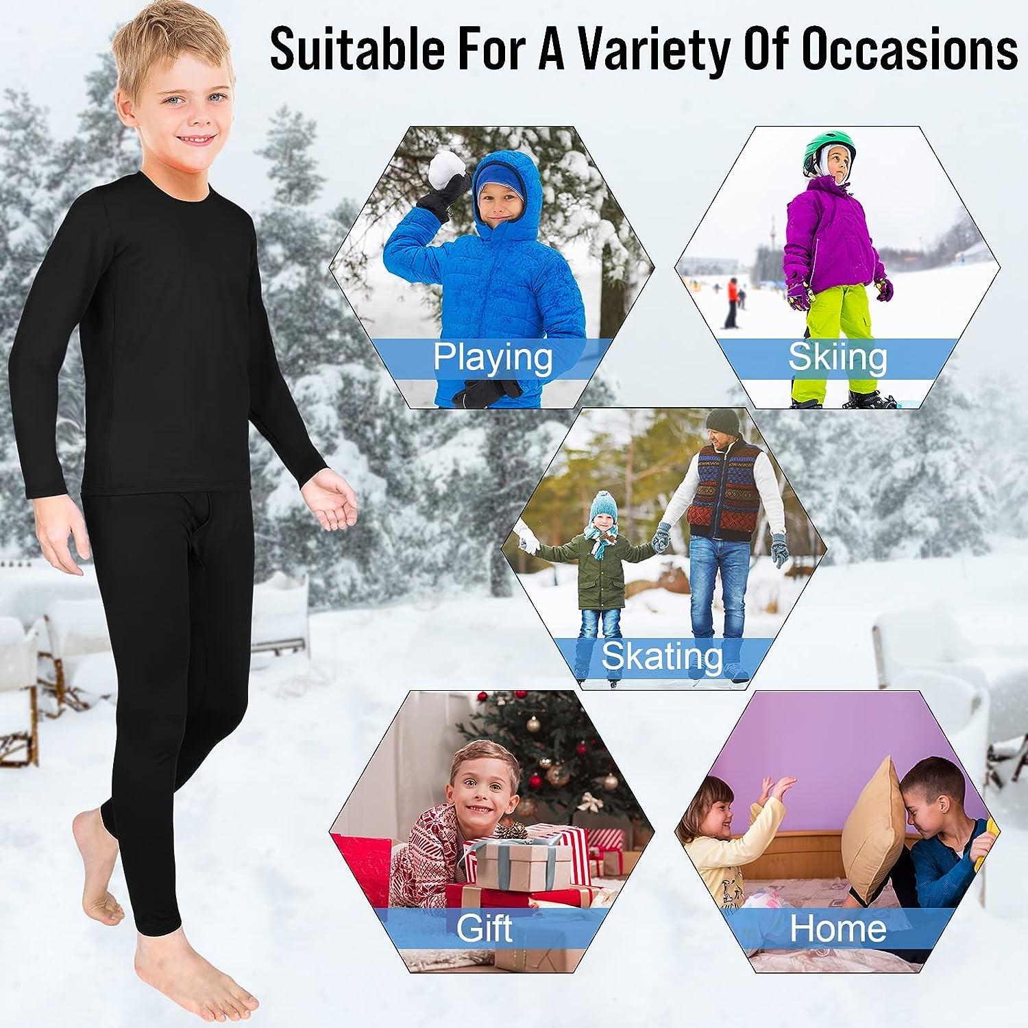 Men Women Skiing Underwear Set Winter Sports Quick Dry Thermal Underwear  Ski clothing Sportswear