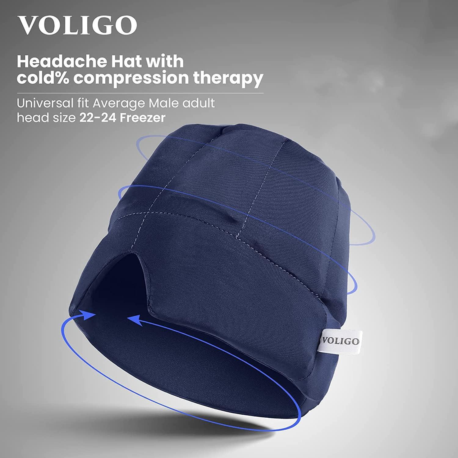 Gel Ice Headache Migraine Relief Hat Long-Lasting Cooling