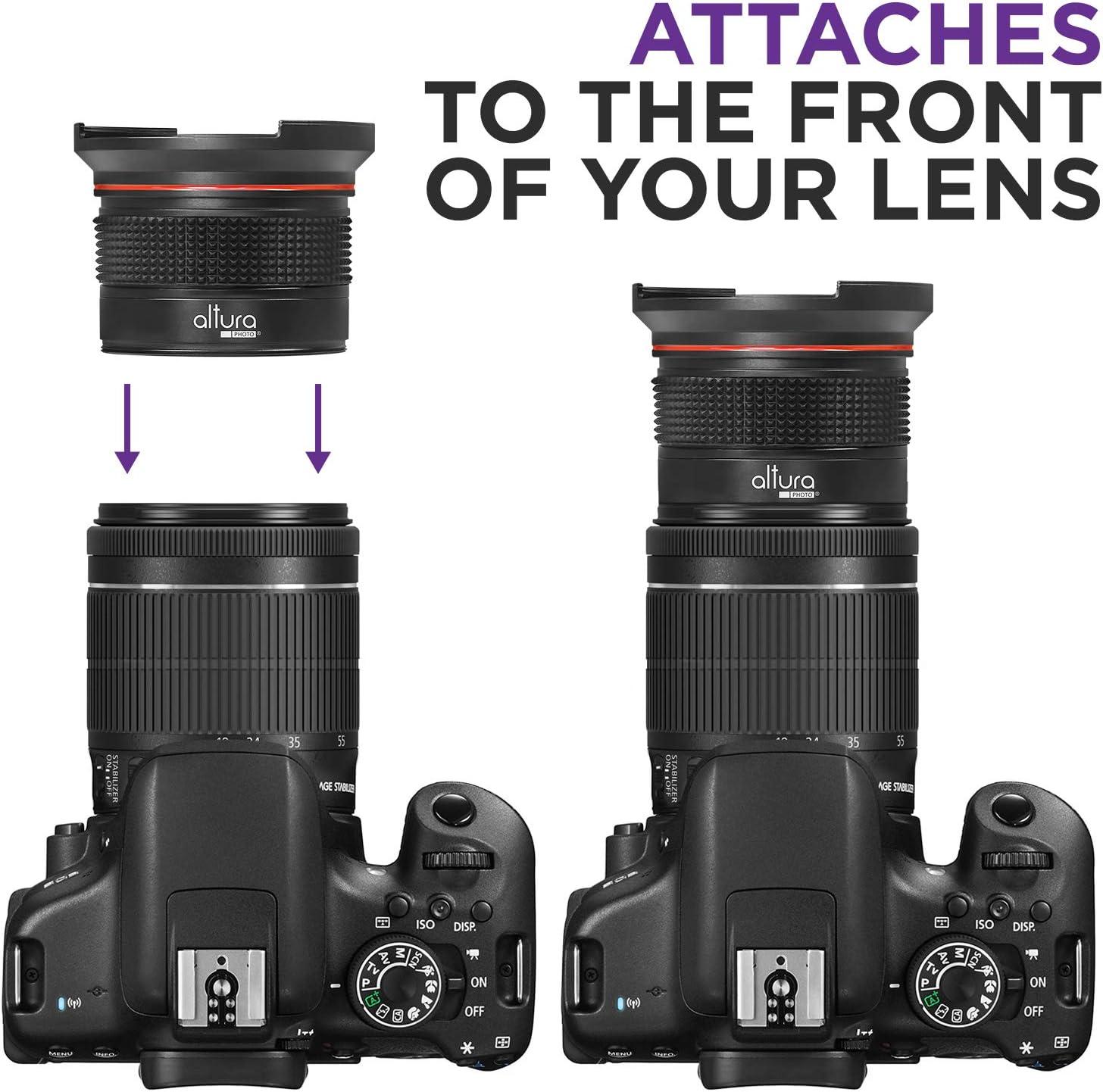 52MM Altura Photo HD Fisheye Nikon Wide Angle Lens with