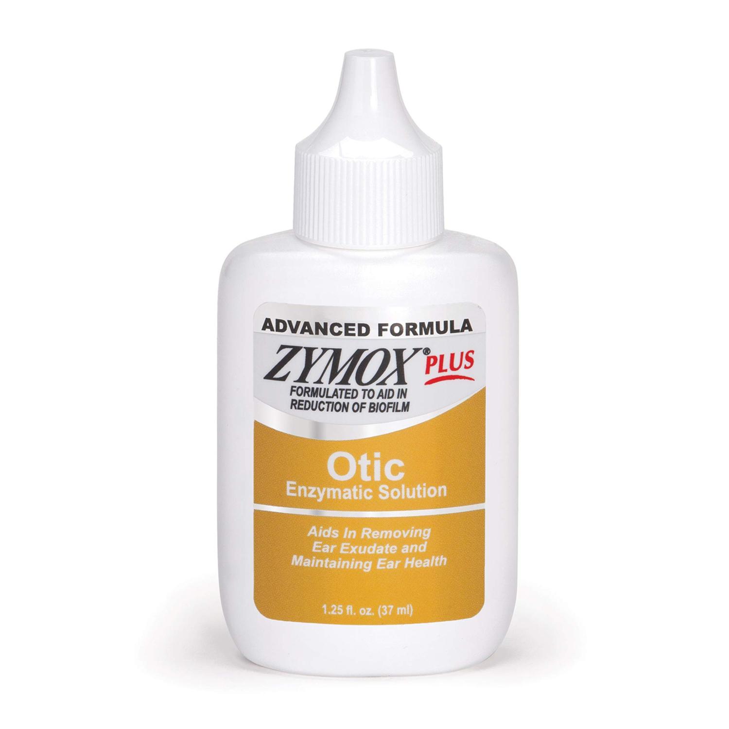 Zymox Advanced Formula Otic Plus Enzymatic Ear Solution for Dogs and Cats Without Hydrocortisone