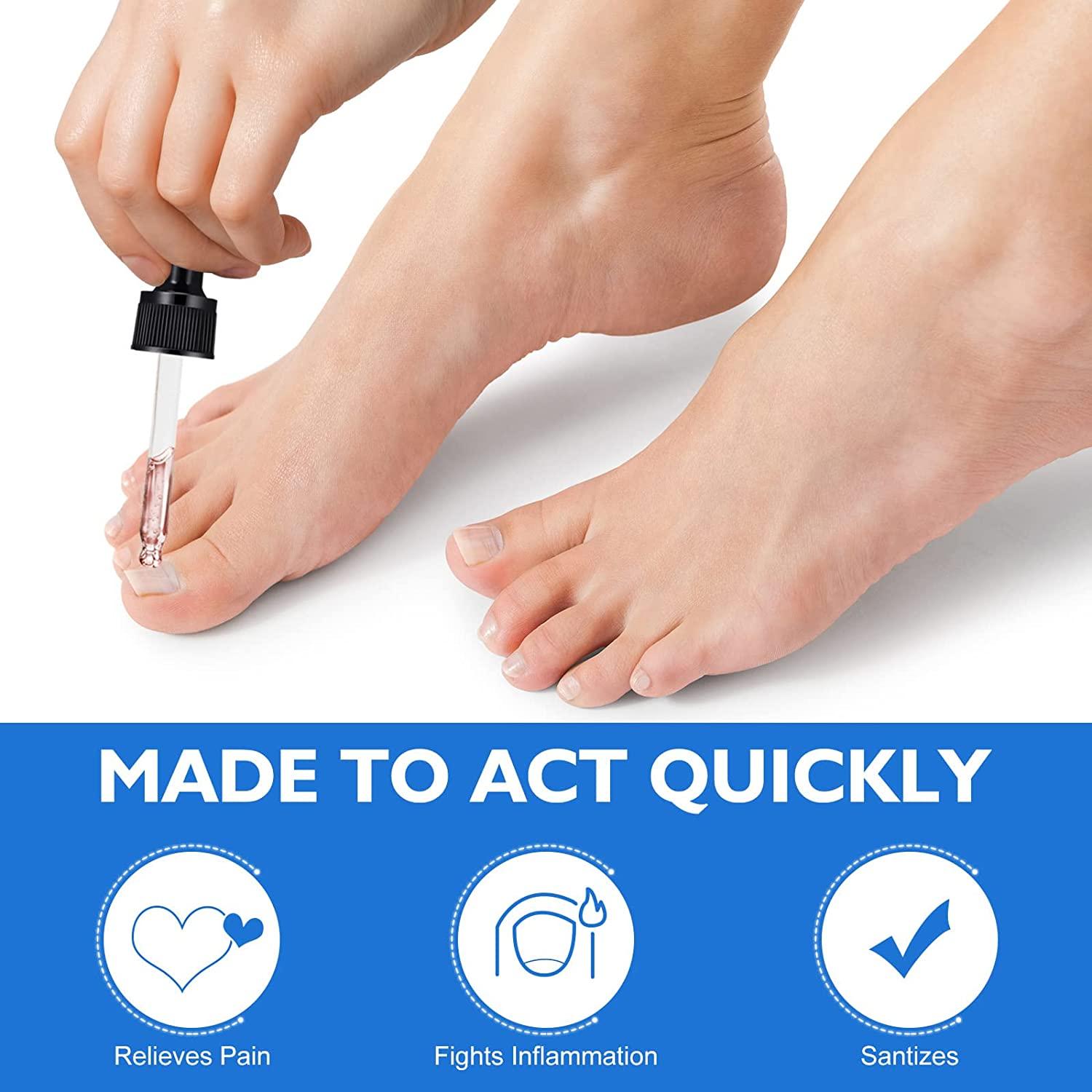 Ingrown Toenail Treatment Kit 30ml Professional Drops with Shea