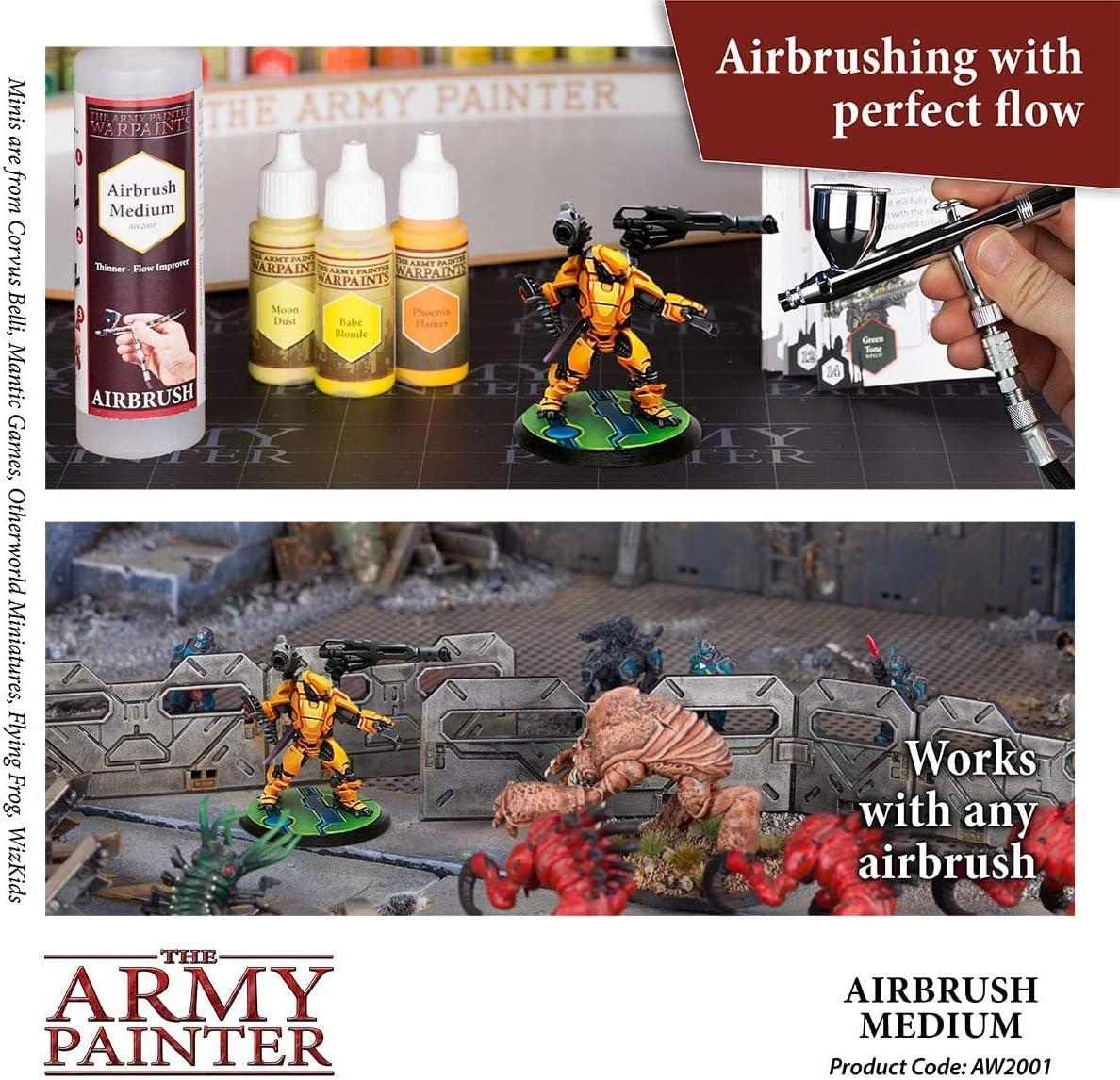 The Army Painter Air Paint Mega Airbrush Paint Set + Medium - Miniature  Painting