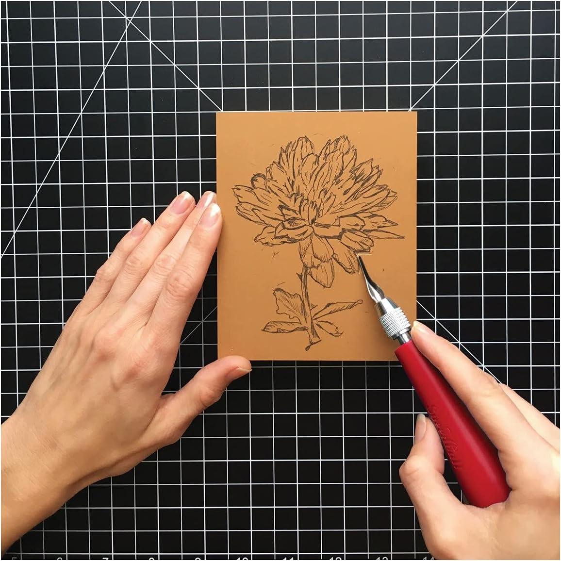 Speedball Linoleum Cutter Kit Assortment 1 Linocut Carving Tools for