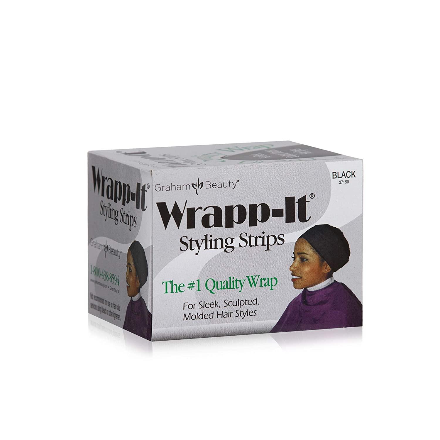 Nairobi Wrapp It Strips Graham Beauty Bundle with Edge Brushes