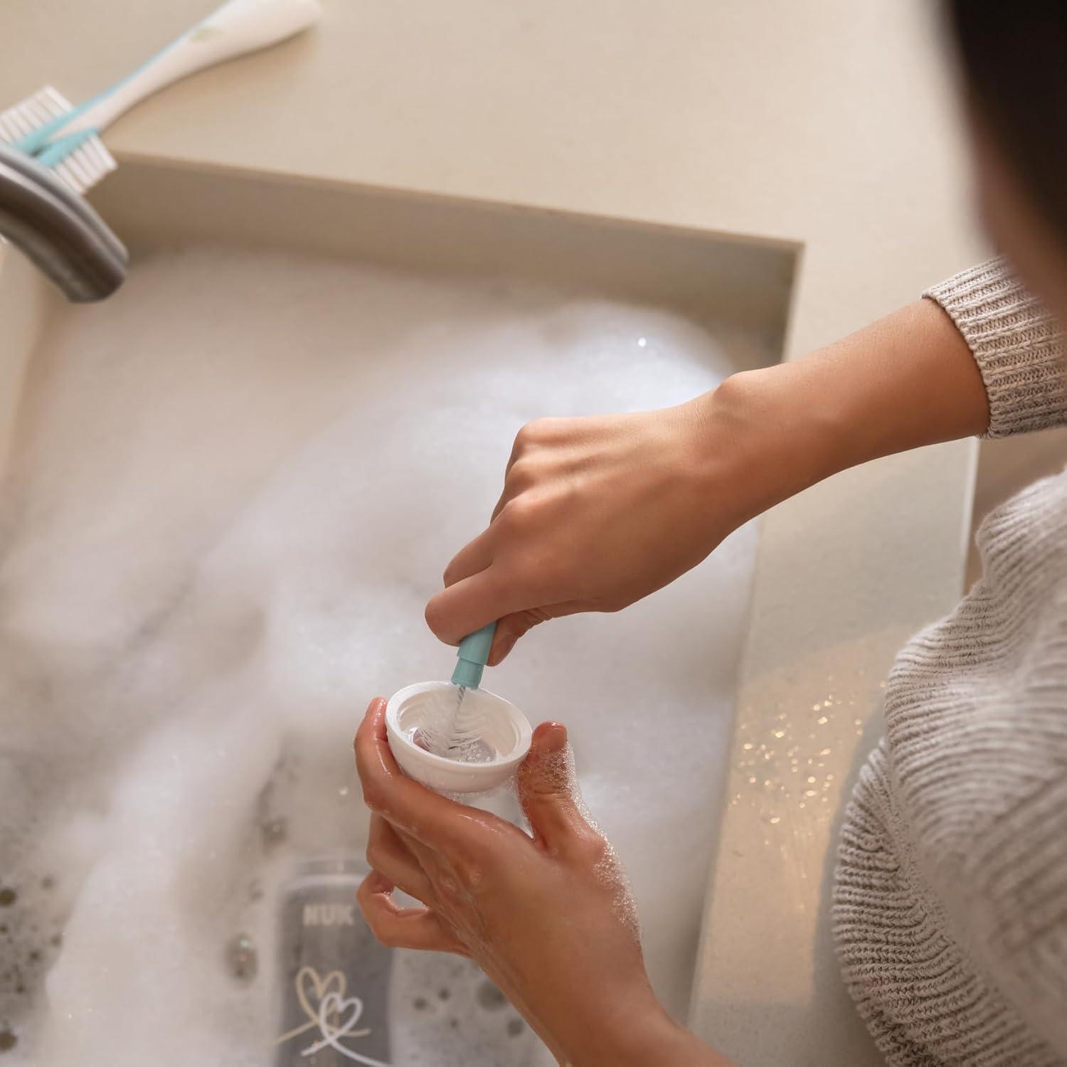 NUK Bottle Brush Twist Gentle Thorough Baby Bottle Cleaning