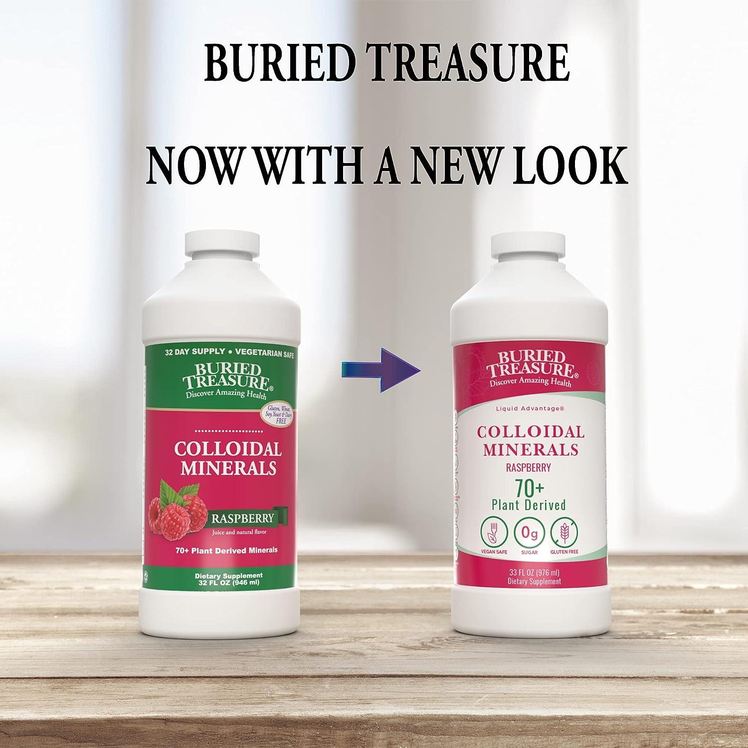Buried Treasure Colloidal Mineral Complex 32oz Natural Raspberry