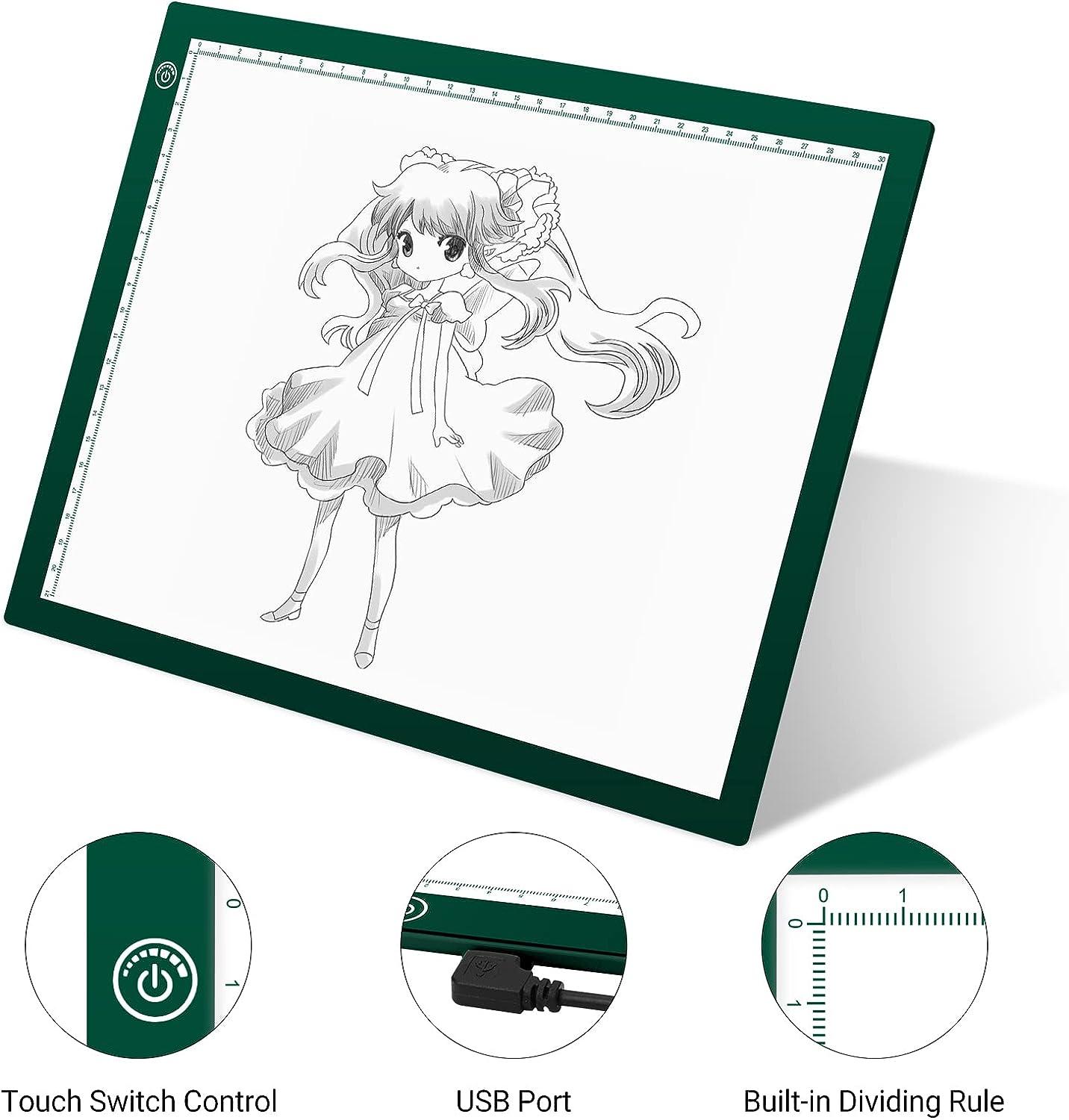 RTjoy A4 LED Light Tracing Box Pad, Adjustable 9x12 Inch USB Powered Artcraft Portable Light - View #12