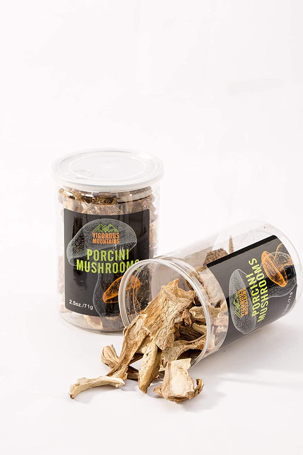 VIGOROUS MOUNTAINS Highest Grade Dried Porcini Mushrooms Boletus Edulis