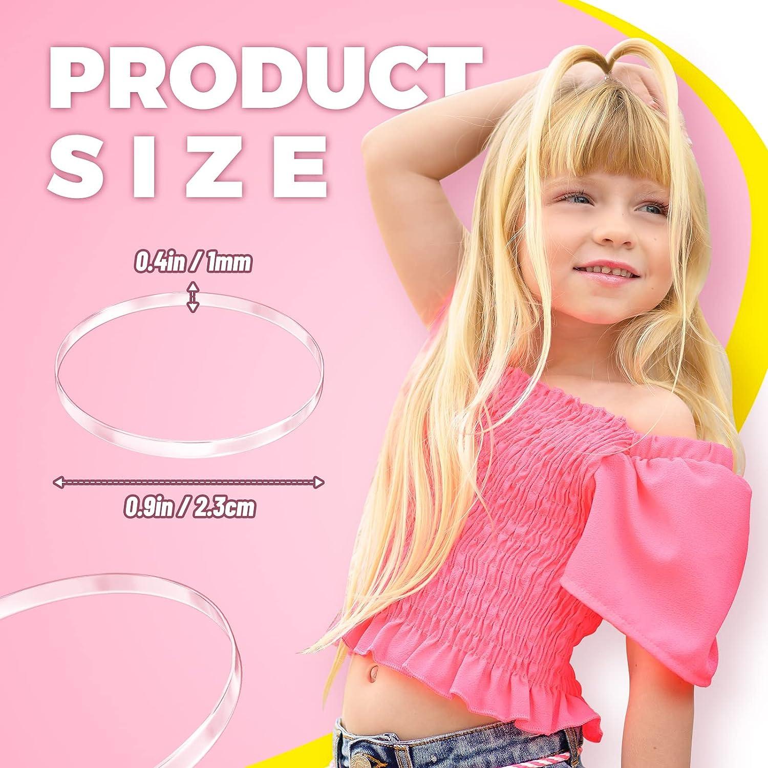 Mini Rubber Bands Soft Elastic Bands(1000 ct)for Kid Hair Braids