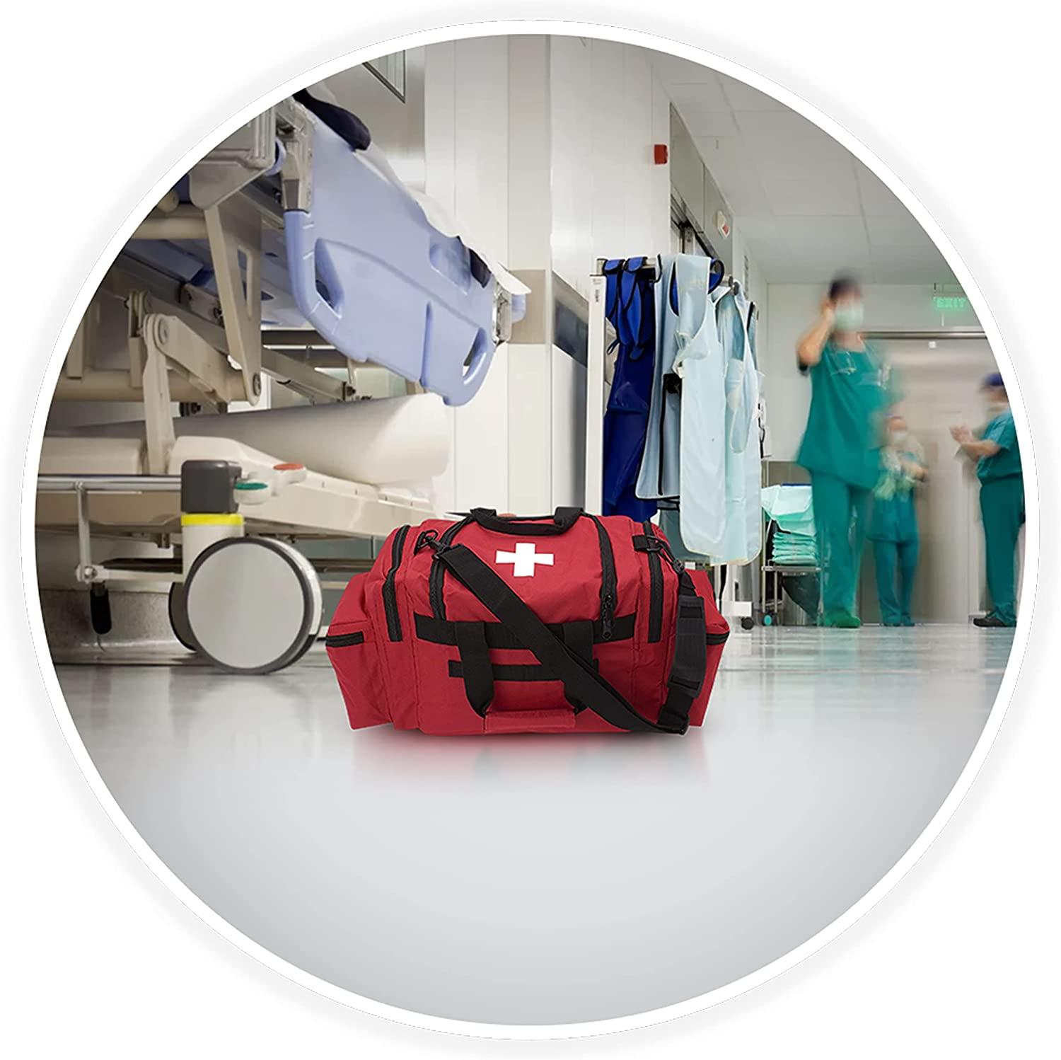 ASA TECHMED First Aid Responder EMS Emergency Medical Trauma Bag Deluxe