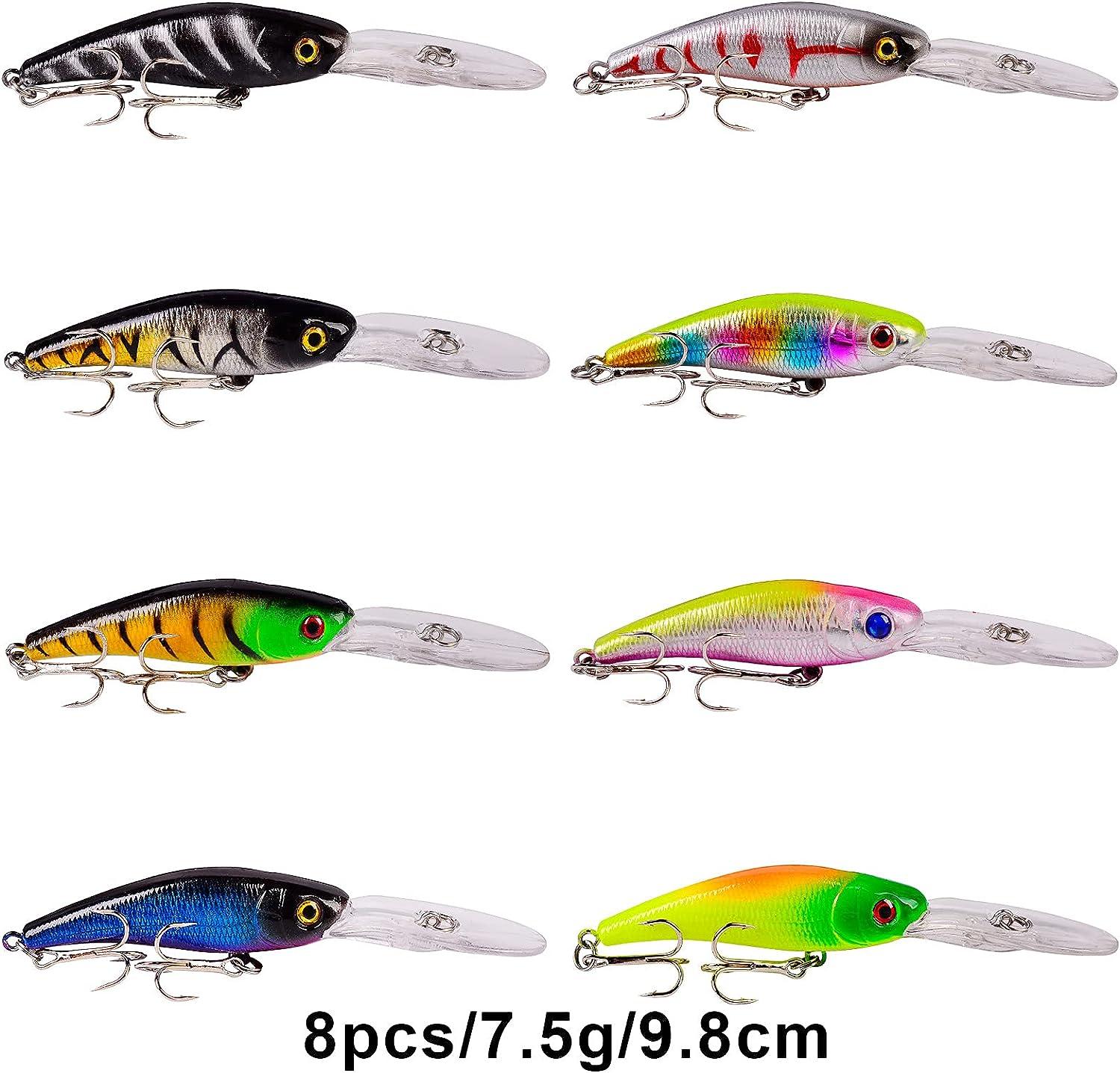 Bulk 78x Unpainted Blanks Crankbaits Minnow VIB Topwater Bass Fishing Lures  Kit