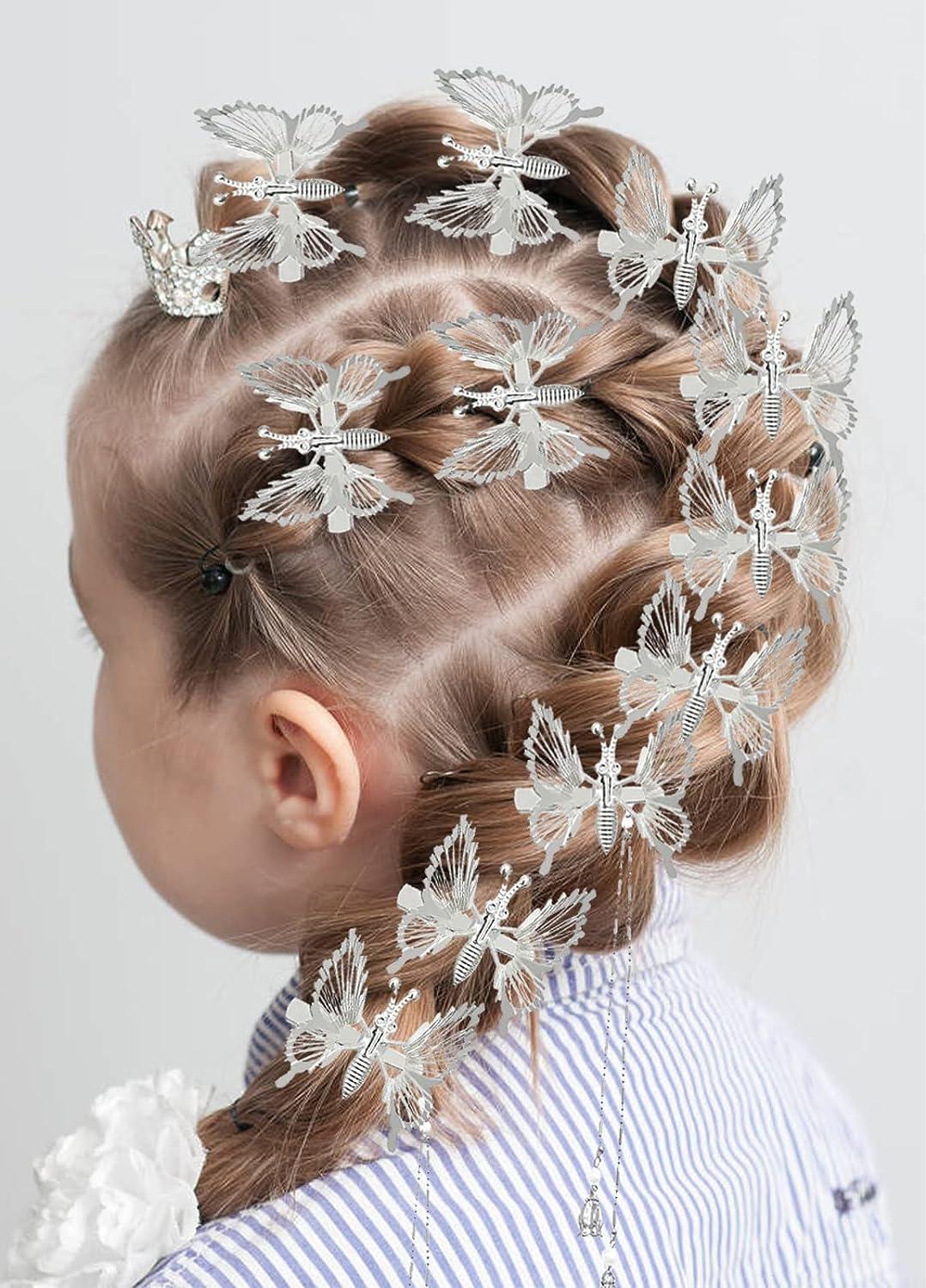 90 hairstyles butterfly clips｜TikTok Search