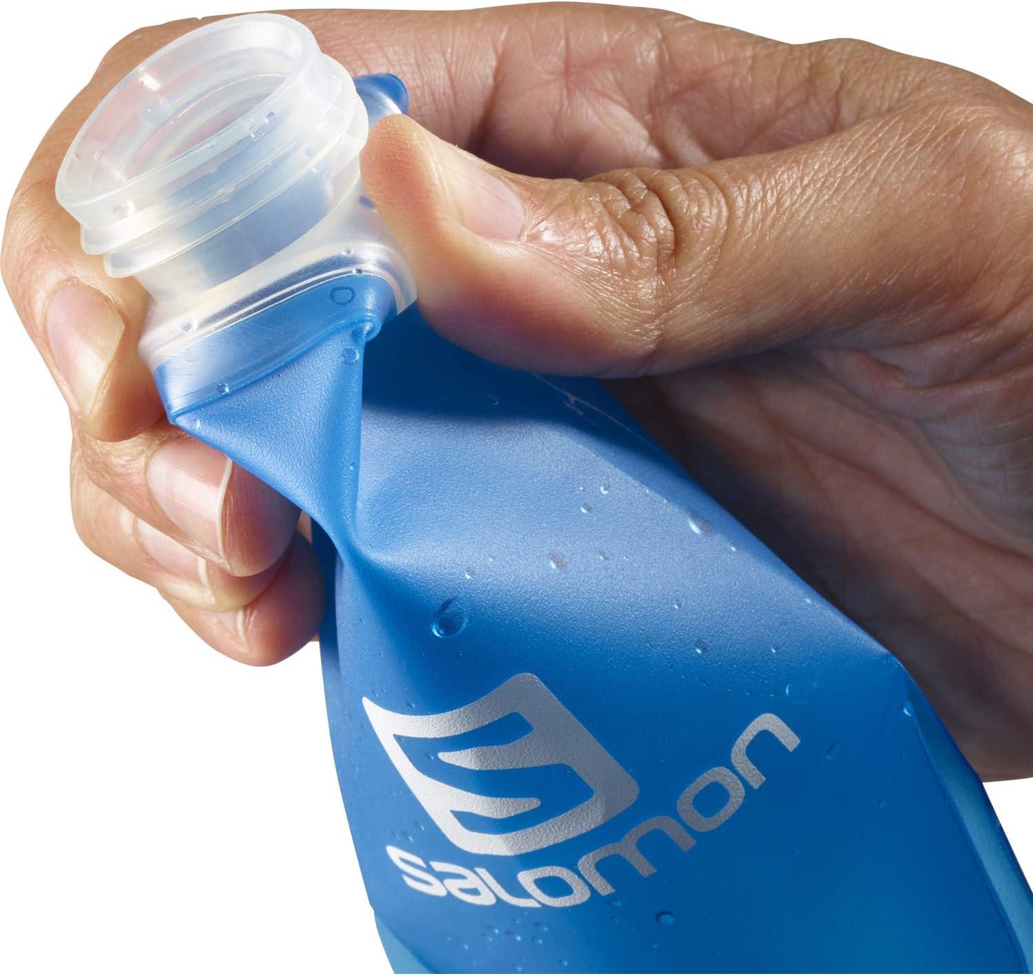 Salomon Soft Flask with Straw, 500ml, 17 oz 150 ml Clear Blue