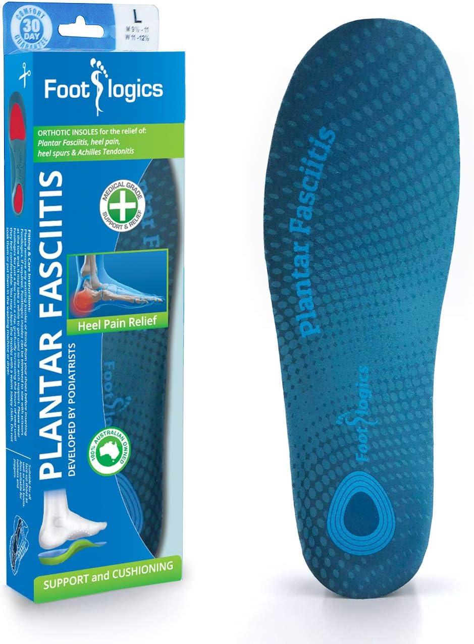 Footlogics FullLength Orthotic Shoe Insoles with Builtin Raise for