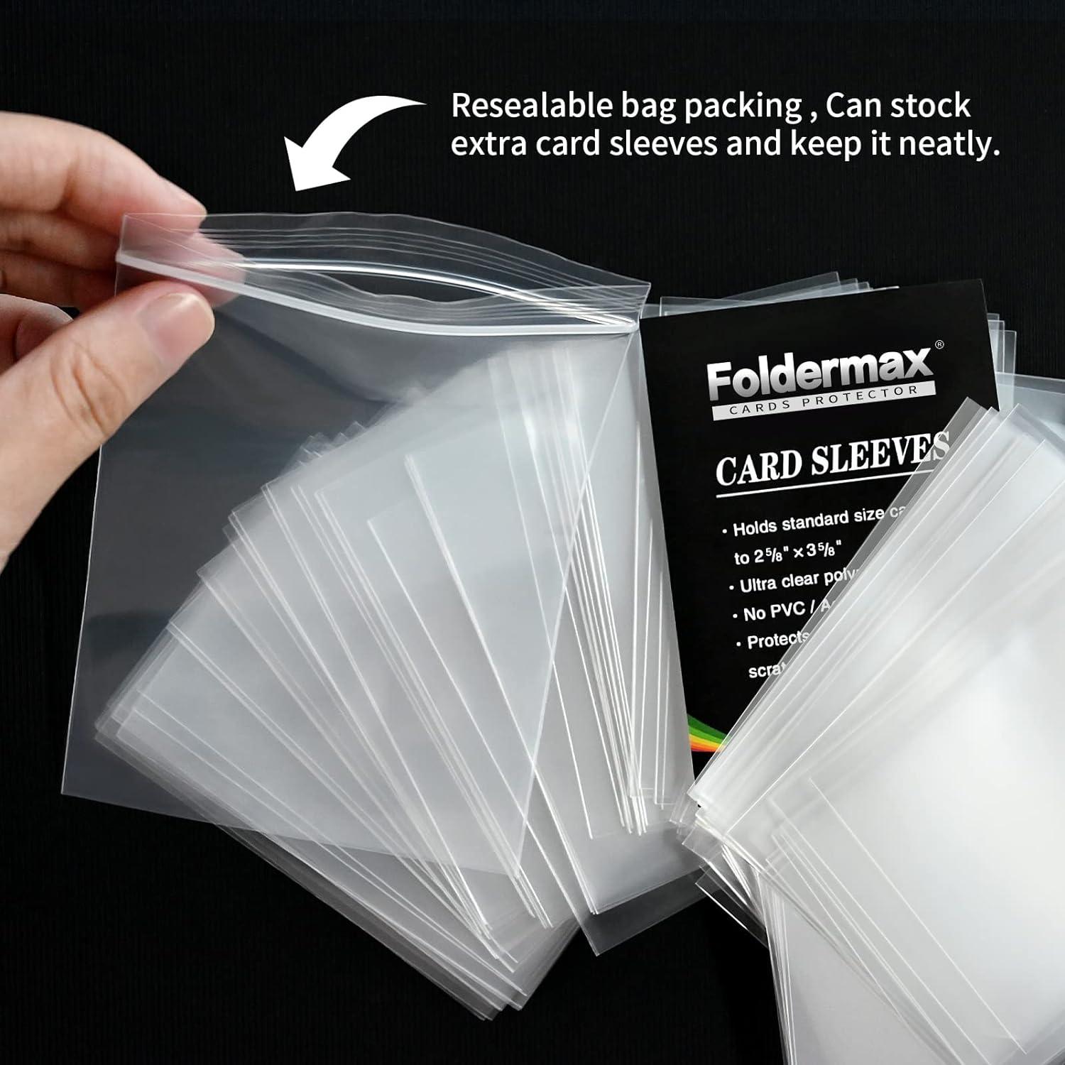 clear sleeves for cards Clear Penny Card Sleeves 50 Pack Standard Trading Card Protectors –  ThePoysha