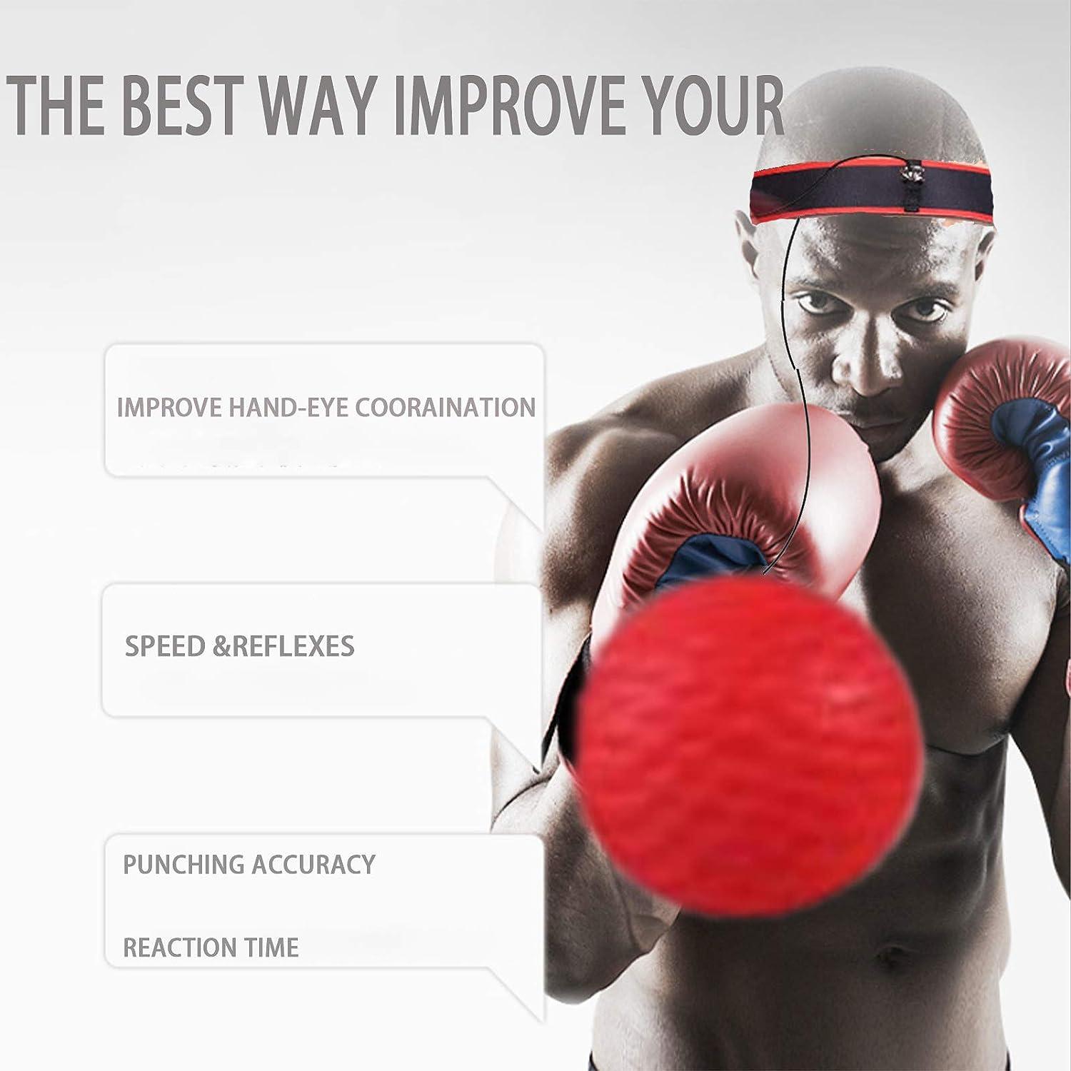 KTGARY Boxing Reflex Ball for Kids and Adults,4 Levels Boxing Ball