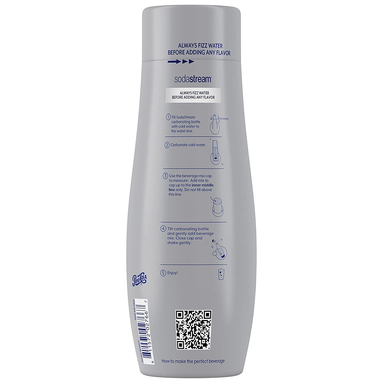 SodaStream Diet Pepsi Beverage Mix (440ml, Pack of 4) Convenient and