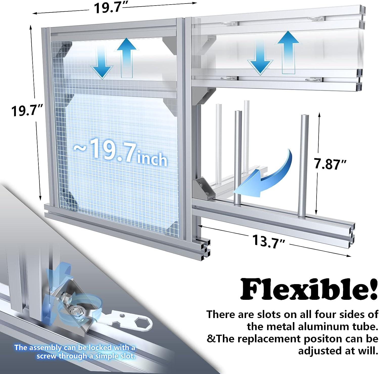 Aluminum Rug Tufting Frame Kit - 19.7'' | Tufting Supplies for Carpet ...