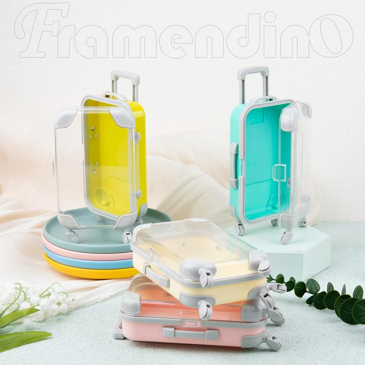 Framendino False Eyelashes Storage Box- 10 Pack Mini Trolley