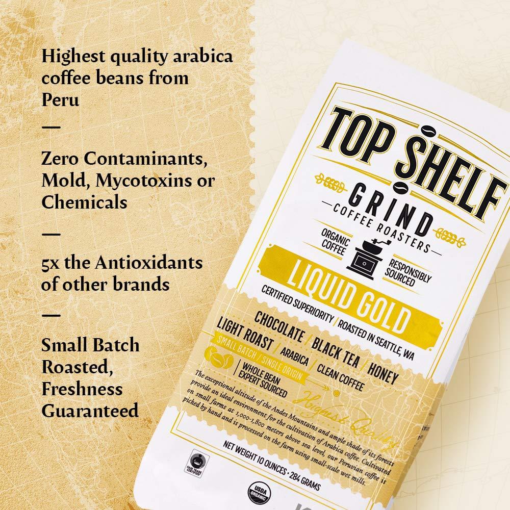 Organic Light Roast Peru Espresso Whole Bean Coffee Fair Trade