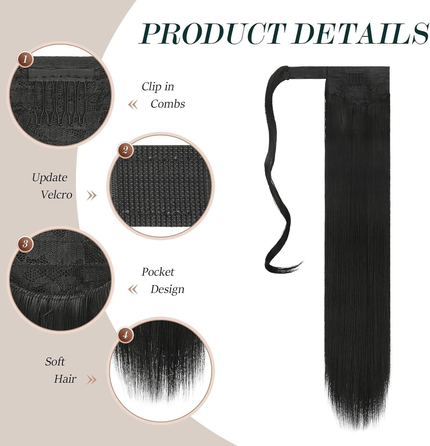 Ebony hairpiece clearance colours