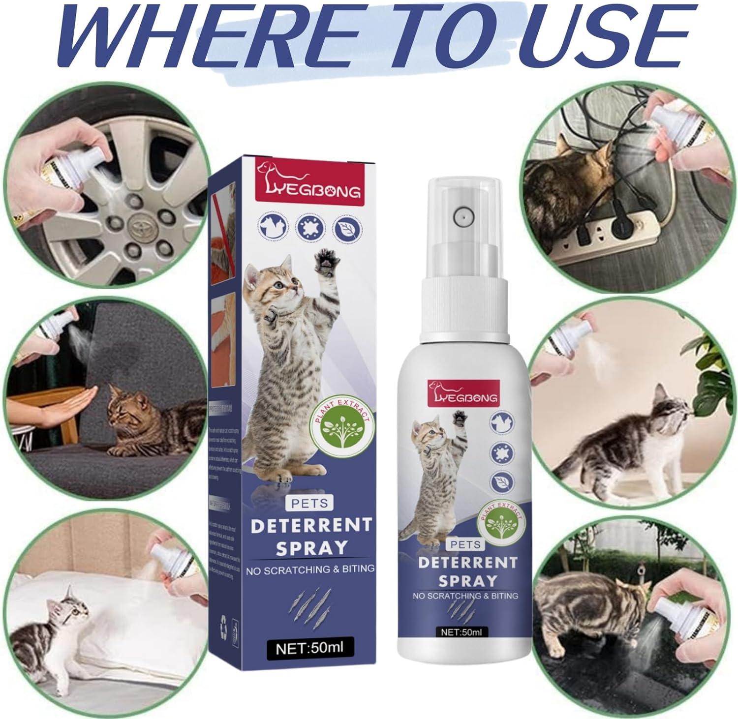 Ujoogbu Cat Scratch Deterrent Spray Cat Anti Scratch Spray for