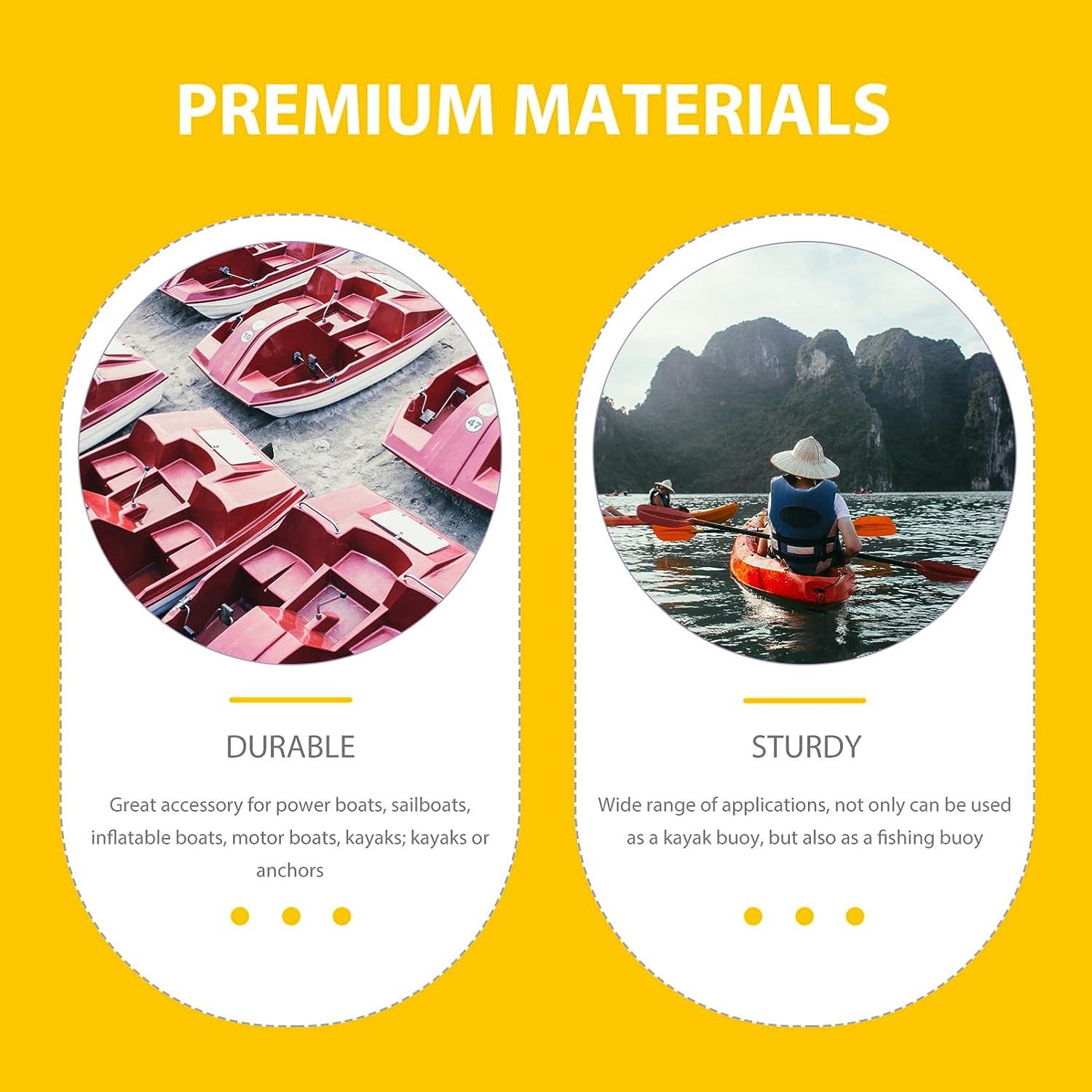 INOOMP High Density Yellow Water Float EVA Foam Floatable Kayak Anchor