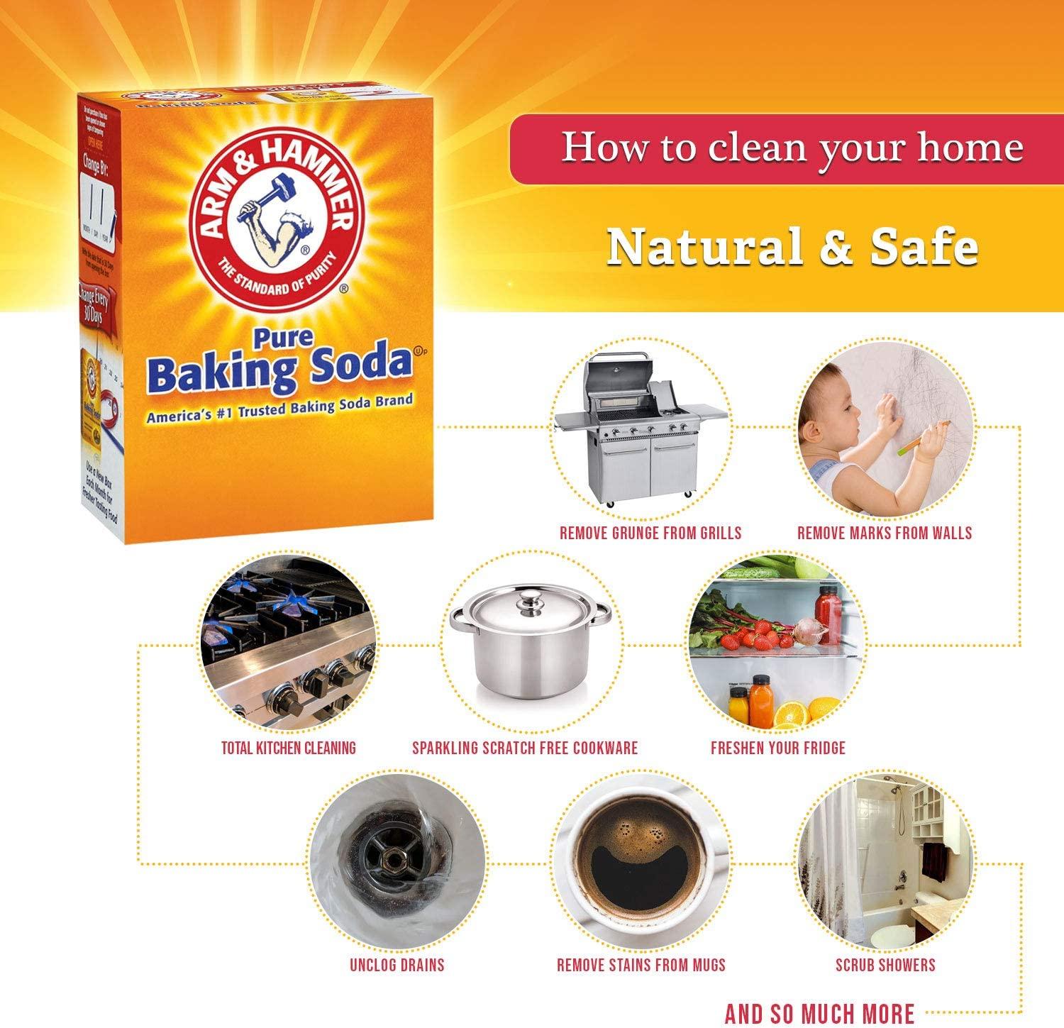 Arm & Hammer Pure Baking Soda Shaker 12 Oz (Pack of 6)