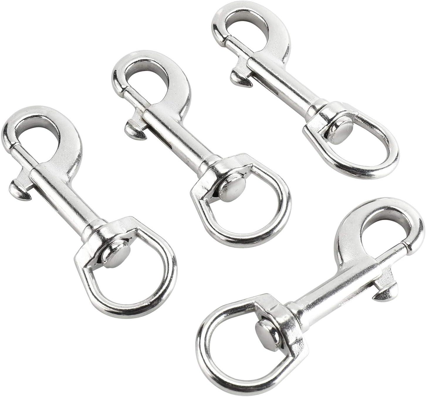Fastboy 2 Pieces 10cm Scuba Diving 316 Stainless Steel Double Ended Snap Bolt Clip - View #2