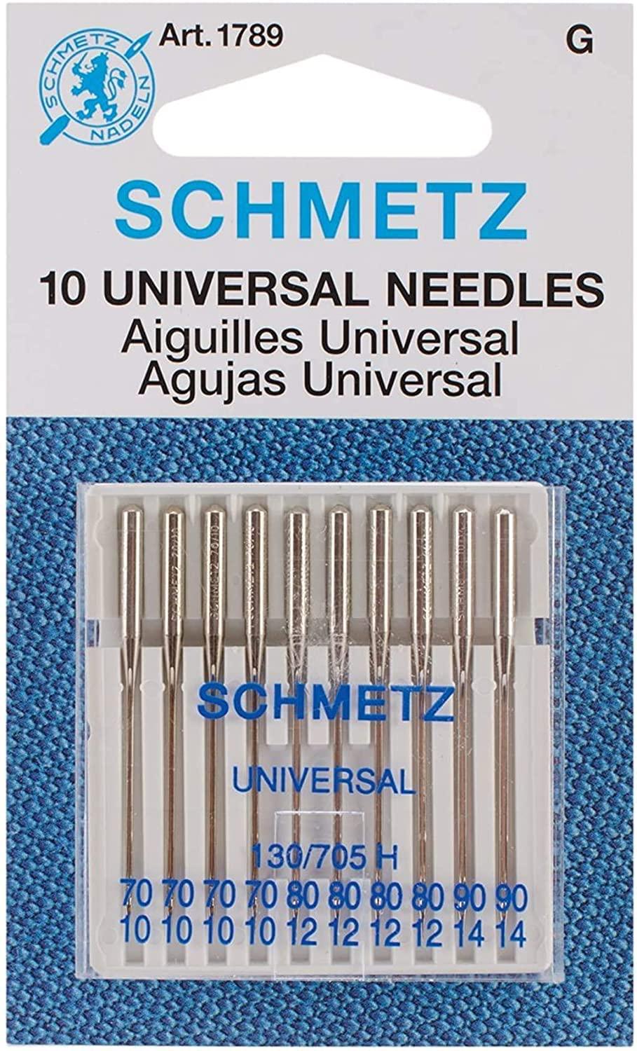 Sewing Machine Needles Universal Variety Package, Sizes 80/12, and 90/14,  Perfect for Most Woven
