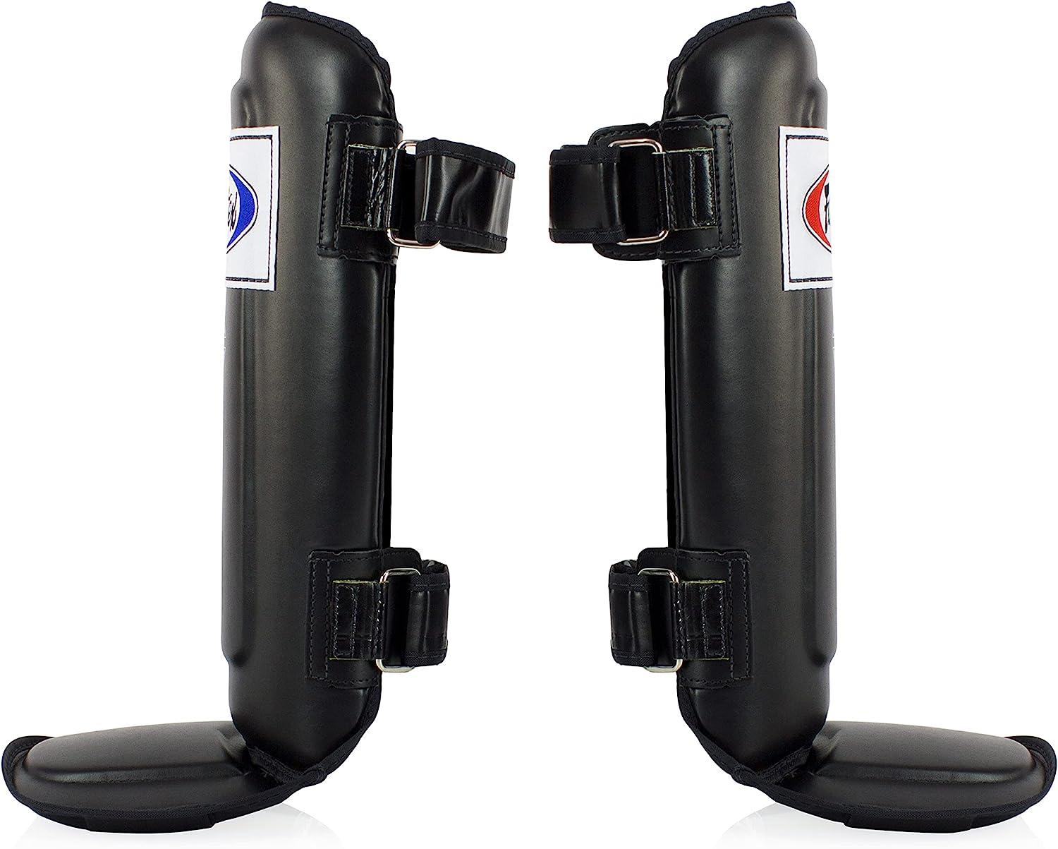 Fairtex Scheenbeschermer, SP3, zwart, scheenbeschermers, Shin Pads