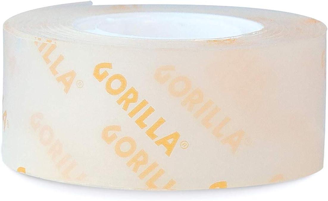 Gorilla Tough & Clear Double Sided Mounting Tape Weatherproof 1 x 60 Clear (Pack of 2) 2 Pack
