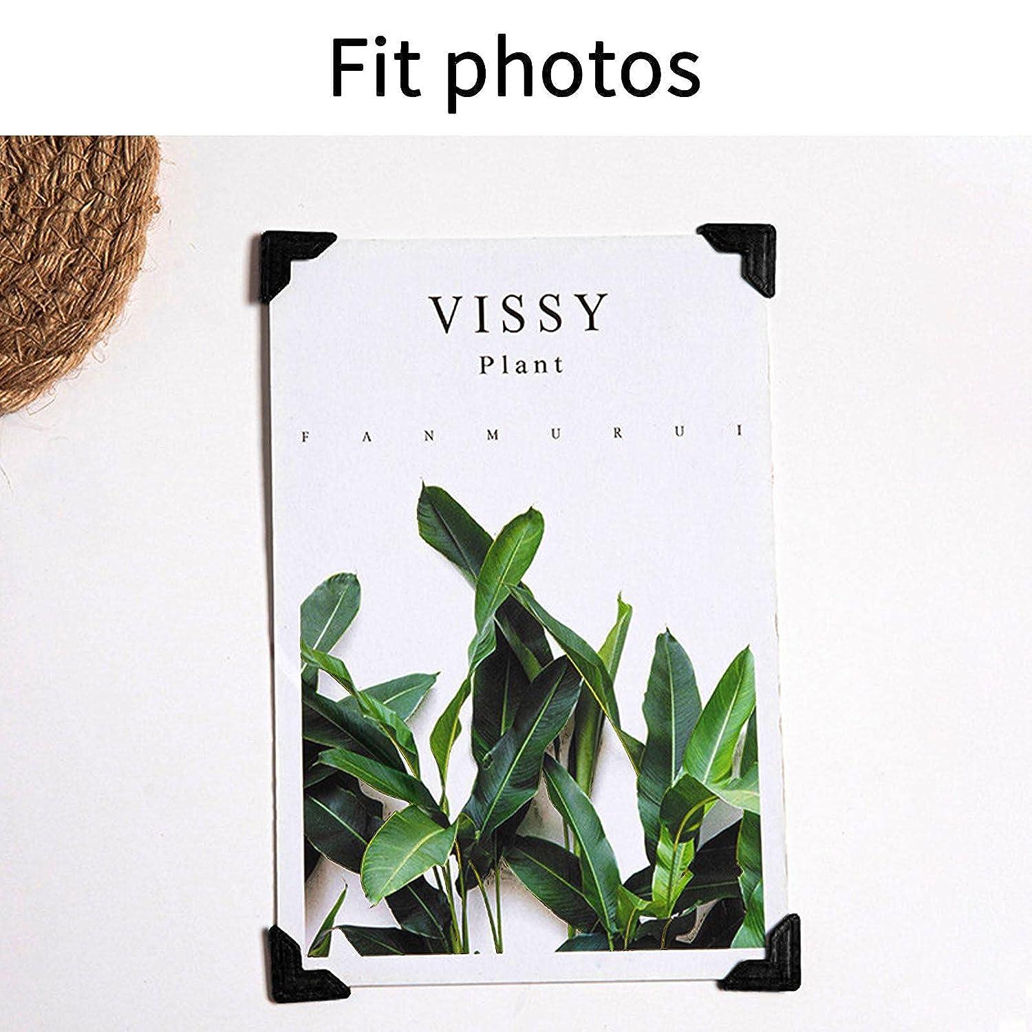 ZUER Scrapbooking Photo Mounting Corners 5 Sheets 120 Pcs Photo Corners