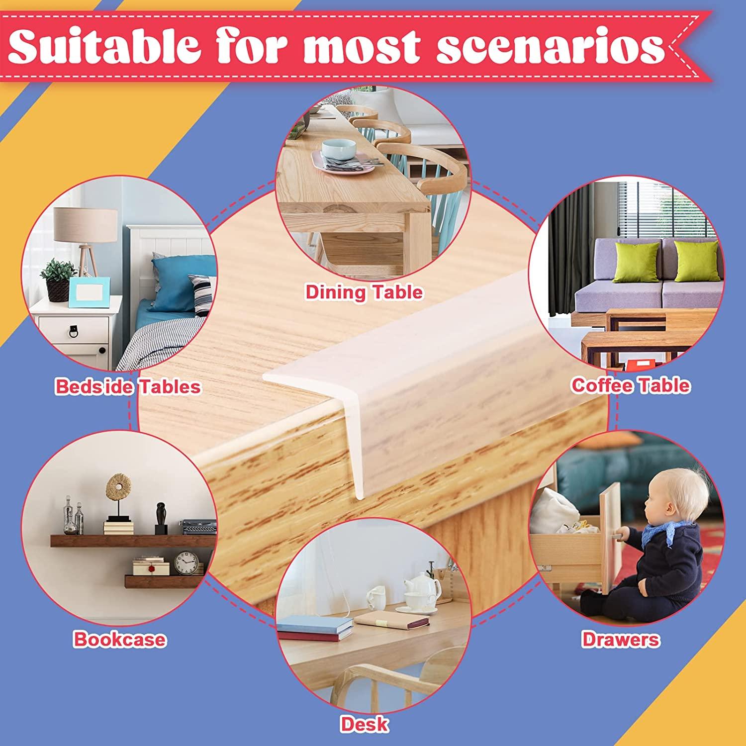 Edge Protector, Multifunctional Child Safety Edge Guard Table Corner  Protection Thicken Corner Guard With Adhesive, Suitable For Sharp Edge Of  Furniture