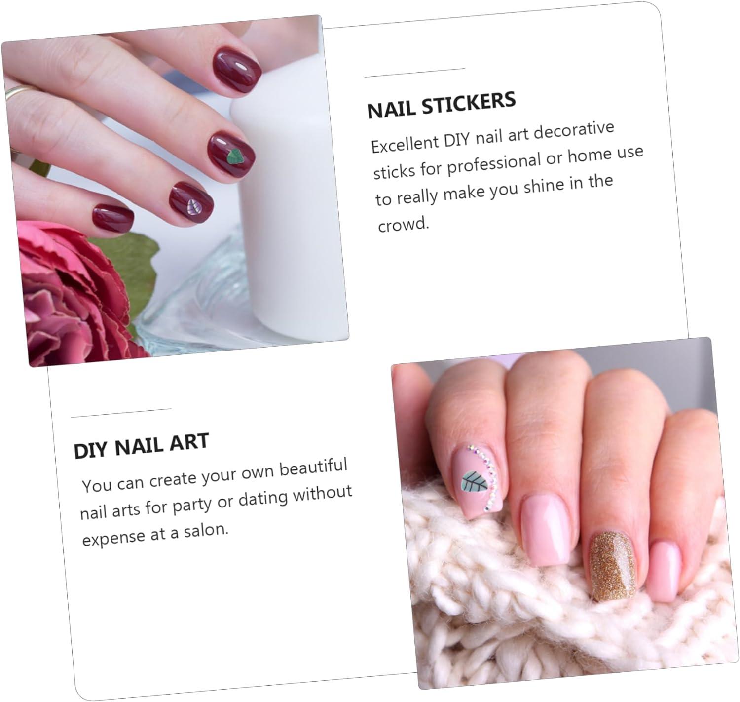 Ipetboom 150 Pcs Cell Phone Accessories Nail Accessories DIY Nail