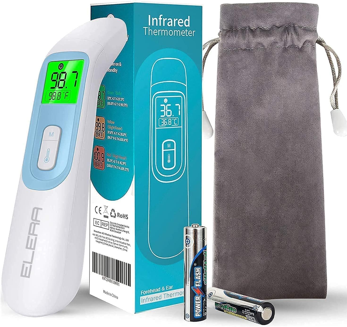 Ear Thermometer for Baby, ELERA Infrared Thermometer with Automatic