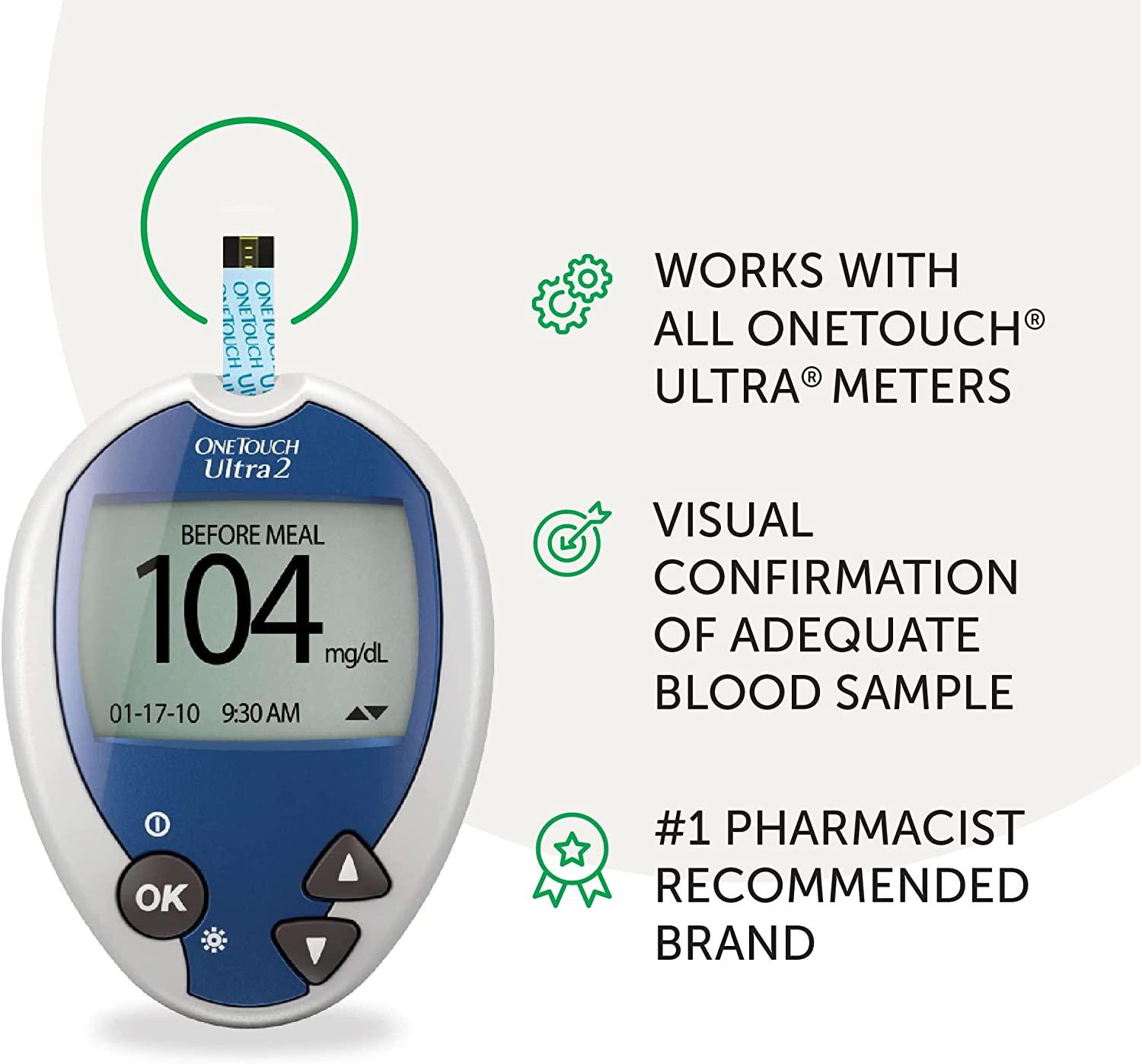 Ultra Test Strips for Diabetes 25 Count Diabetic Blood