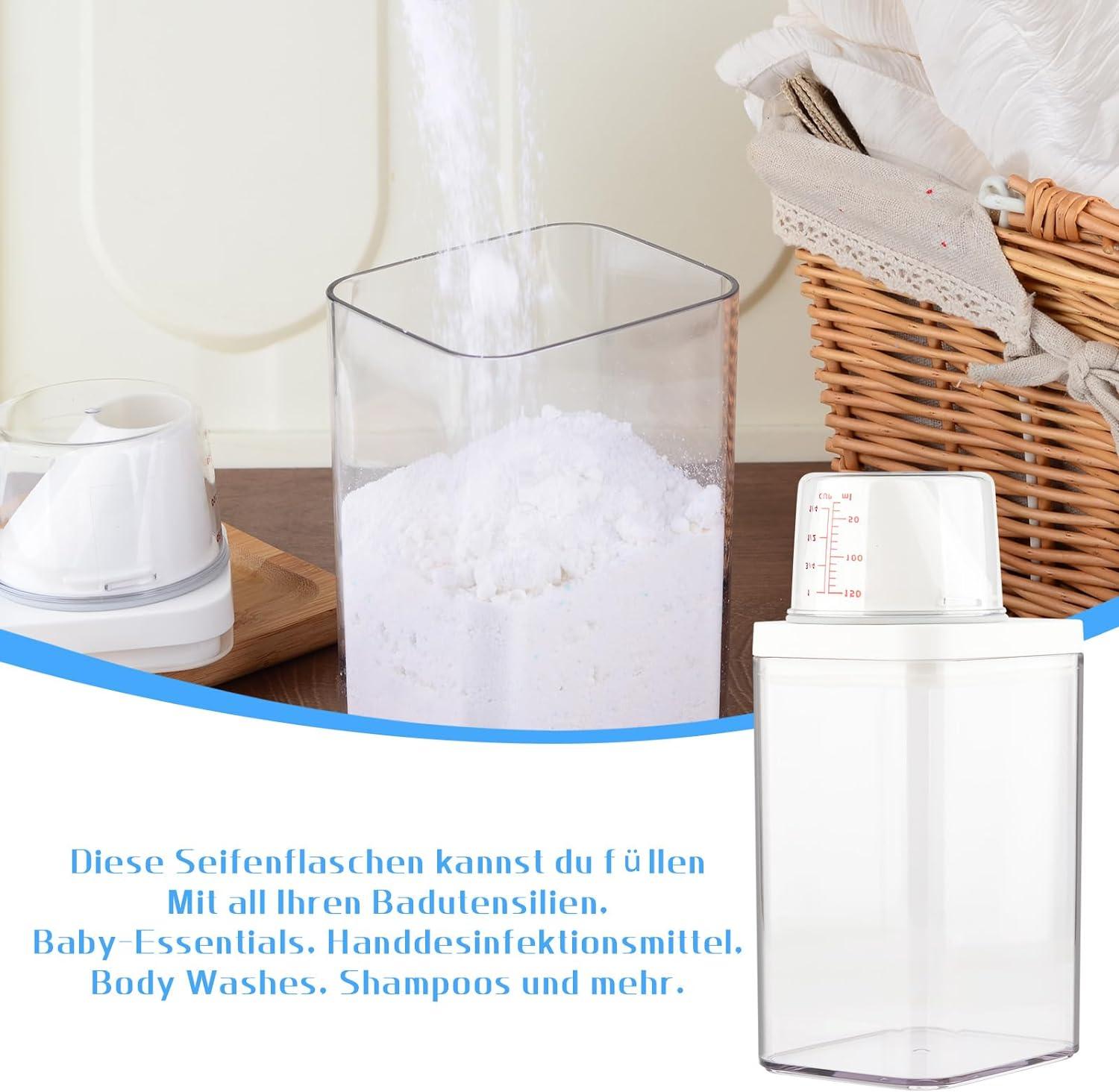 Washing Powder Storage Detergent Dispenser Laundry Powder Storage